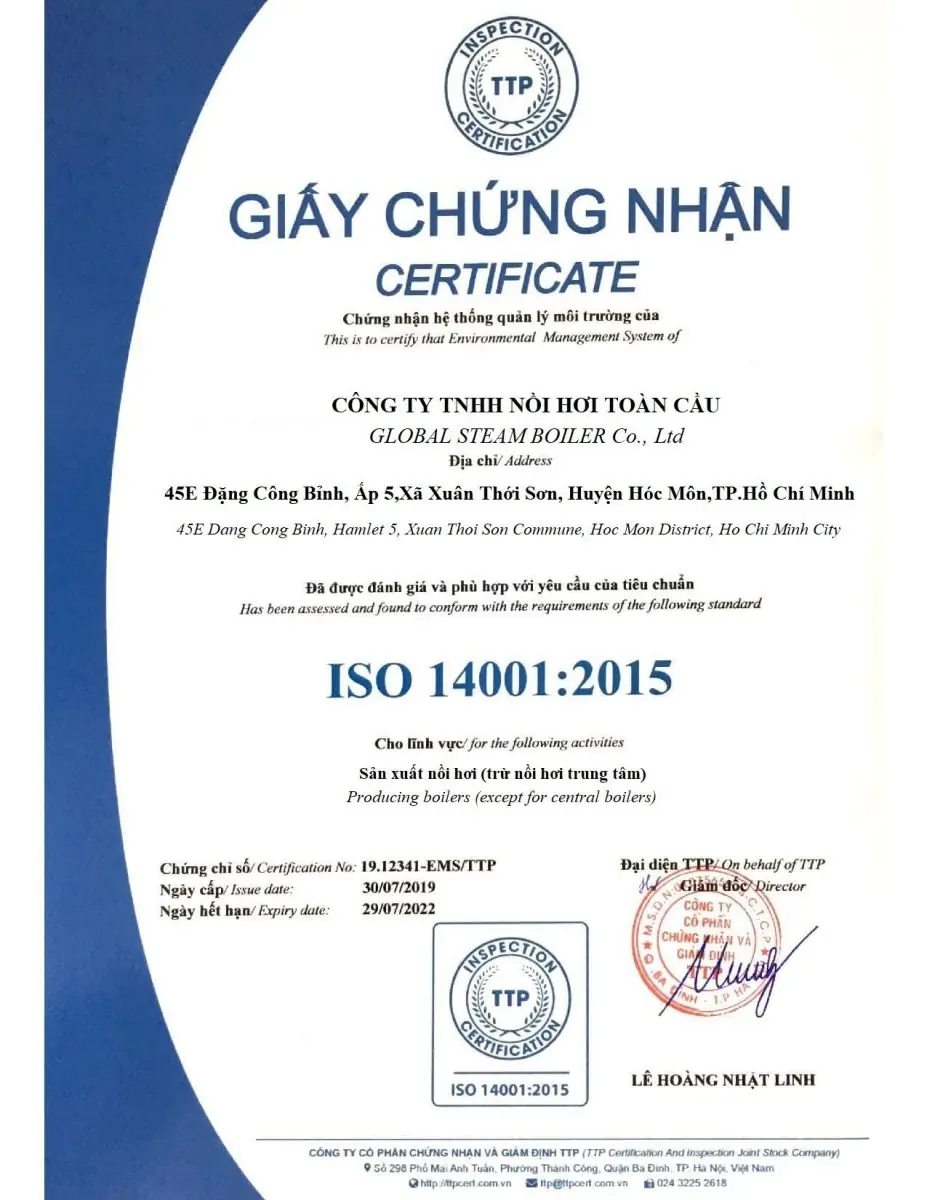 NỒI HƠI TOÀN CẦU